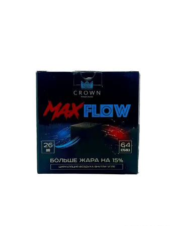 Уголь кокосовый Crown Max Flow 26 mm 64шт — фото 2