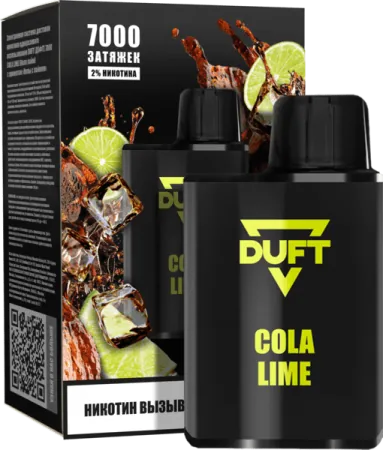 Запрос Одноразовая электронная сигарета Duft 7000 Cola Lime M