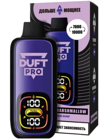 Цена Одноразовая электронная сигарета Duft Pro 10000 Blueberry Marshmallow M