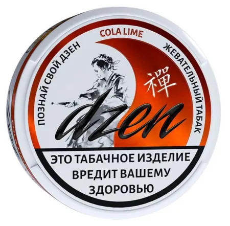 Жевательный табак Dzen 9гр Cola Lime M