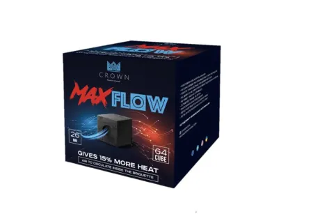 Уголь кокосовый Crown Max Flow 26 mm 64шт